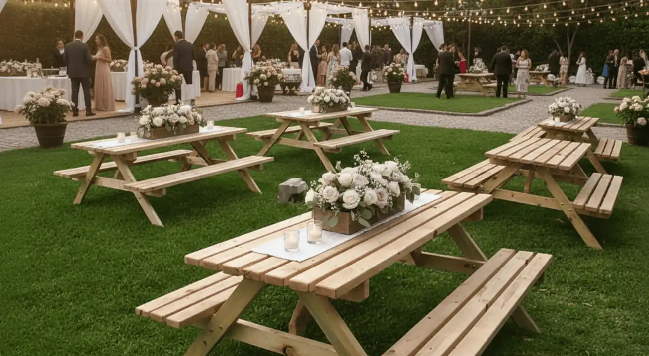 renta de mesas picnic