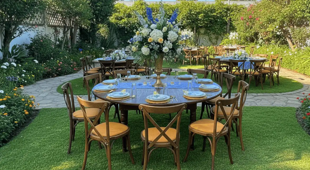 renta de mesas redondas para eventos