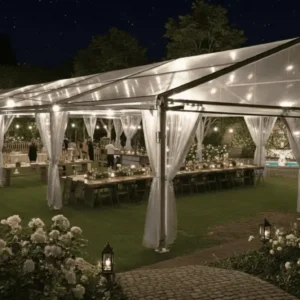 Renta de carpa transparente