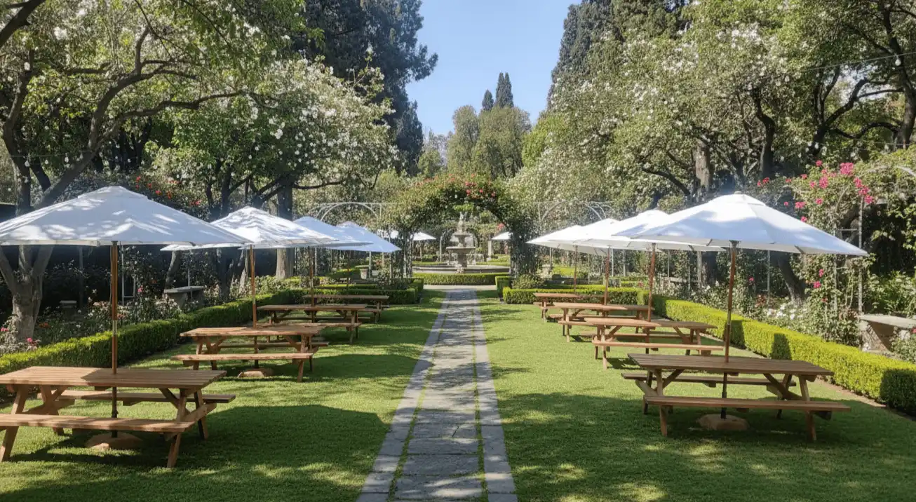 renta de mesas picnic