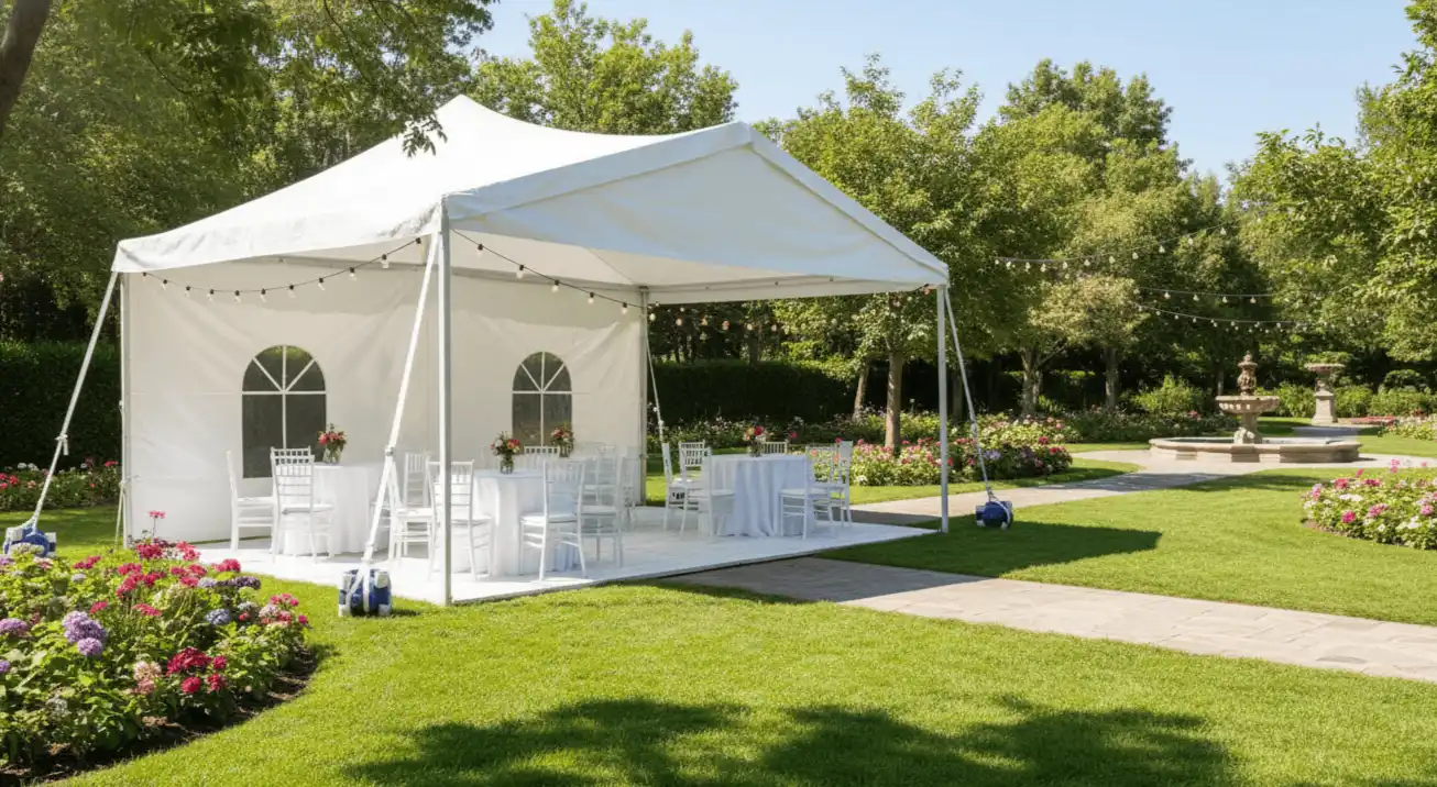 renta de carpa blanca