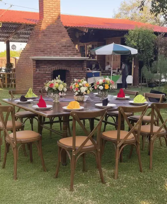 renta de mesas cuadradas 