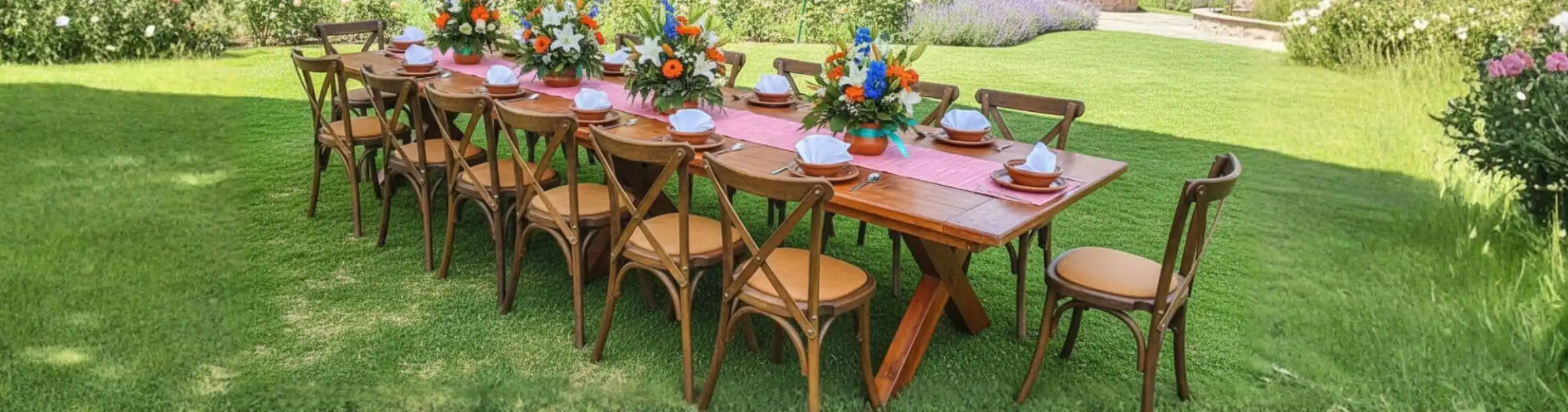 Renta de mesas para eventos