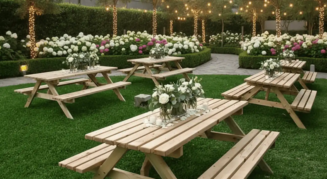 renta de mesas picnic