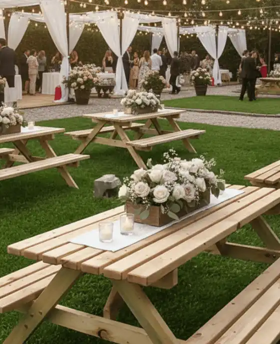 Renta de mesas picnic