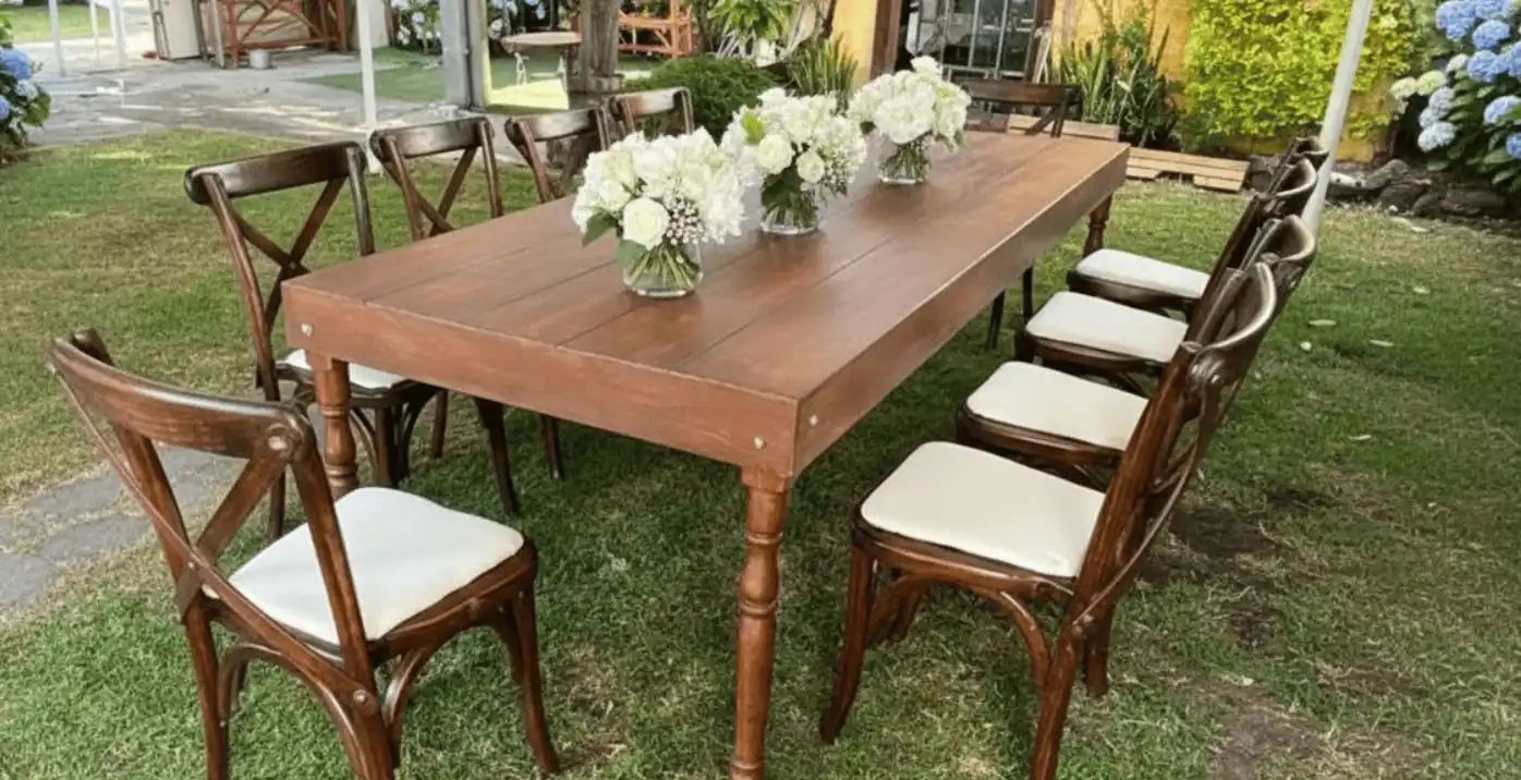 Renta de sillas crossback